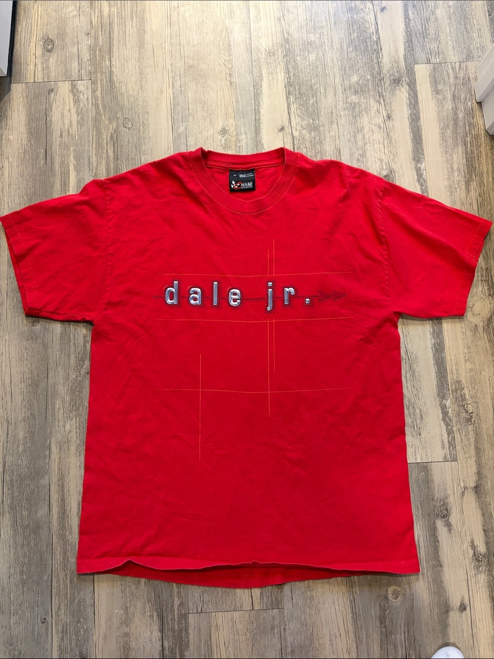 Chase Authentics Red 'dale jr.' Short Sleeve Graphic Tee